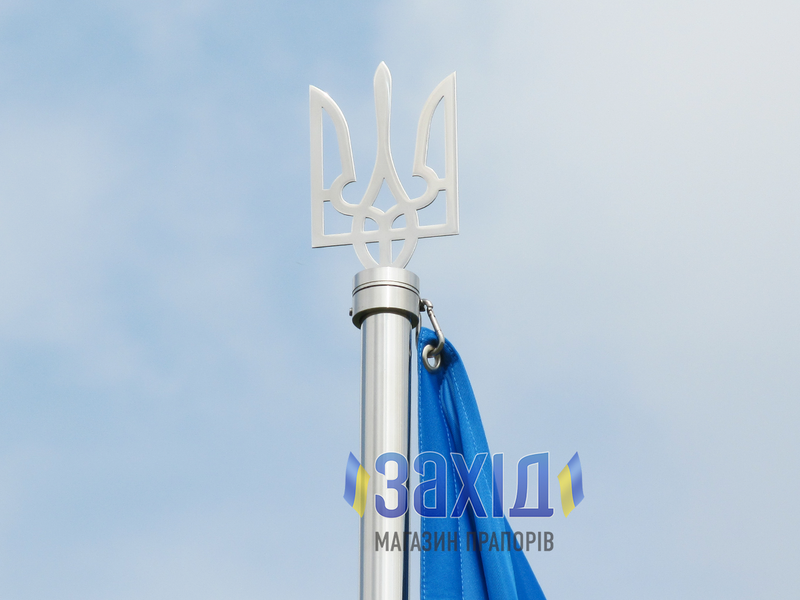 Флагшток на могилу з нержавіючої сталі fl-nzh3m-tr фото