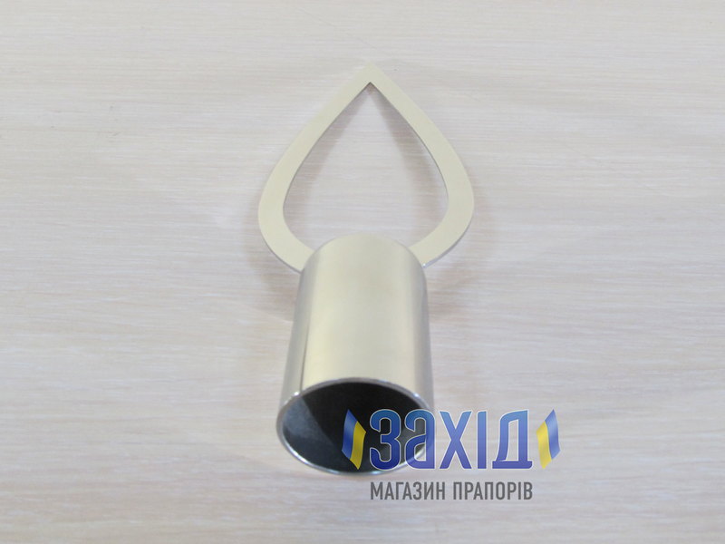 Навершя для прапора крапля з нержавіючої сталі nv-krp-nzh фото
