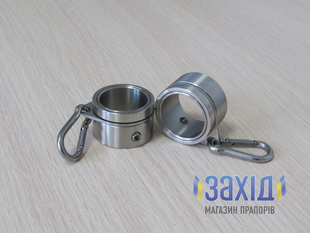 Кріплення для прапора на древко з нержавіючої сталі dr-kp-kc2-nzh фото